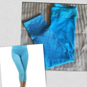 SATVA DALA CAPRI ACTIVE WEAR ,YOGA LEGGINGS, PANT SIZE SMALL